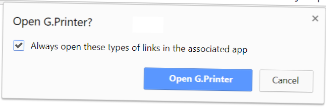 How to bring back 'Always open links of this type in the associated app' option in Chrome