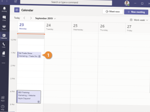 Como cancelar uma reunião no Microsoft Teams