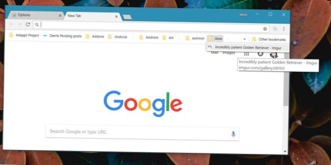 So ändern Sie ein Lesezeichen Favicon in Chrome