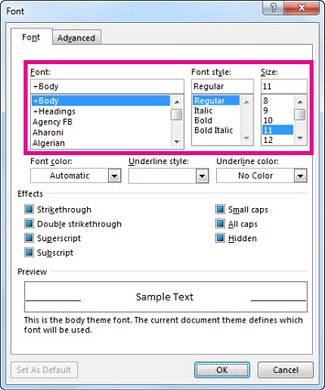 How To Change Default Font and Font Color In Outlook.Com