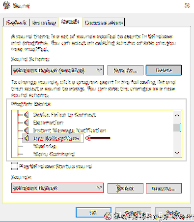 Como alterar o som de alarme padrão de 'Bateria fraca' no Windows 10