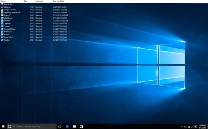 How To Change Desktop Icons View In Windows 10