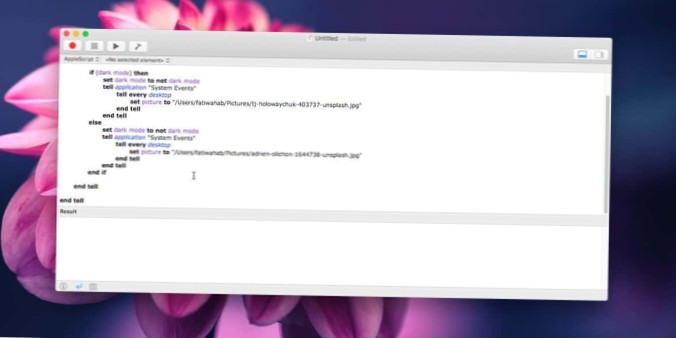 Så här ändrar du skrivbordsunderlägg med ljus och mörkt läge på macOS Mojave