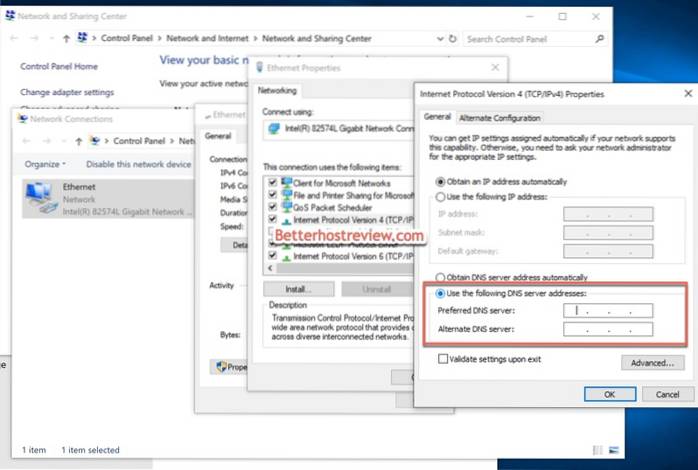 How to change DNS in Windows 10 easily