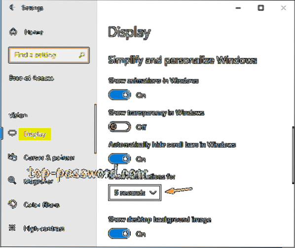 So ändern Sie die Dauer von Windows 10-Benachrichtigungen
