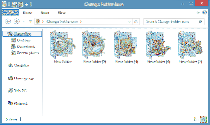 So ändern Sie das Ordnersymbol in Windows 10/8/7