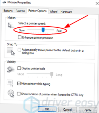 Hvordan endre musens DPI-innstillinger på Windows 10