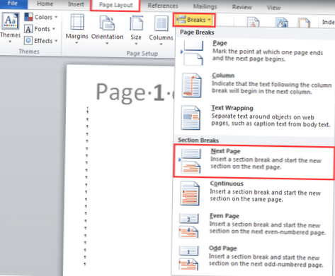How To Change Page Orientation For A Single Page In MS Word