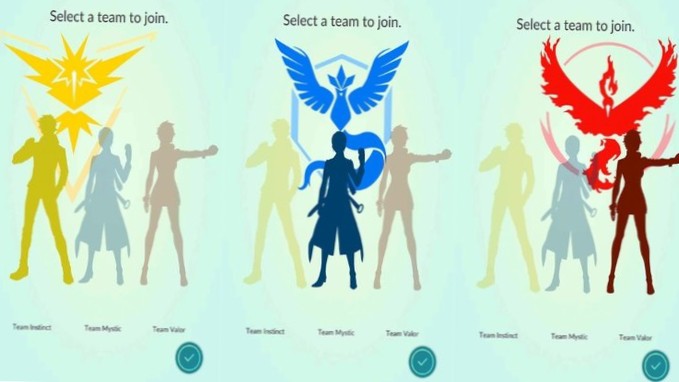 Jak změnit týmy v Pokémon Go