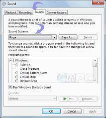 How To Change The Default System Sounds In Windows 7