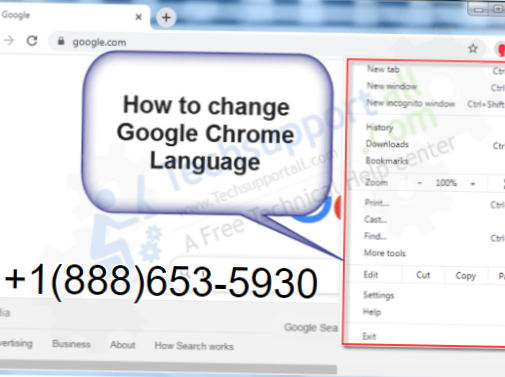 Jak zmienić język w Chrome