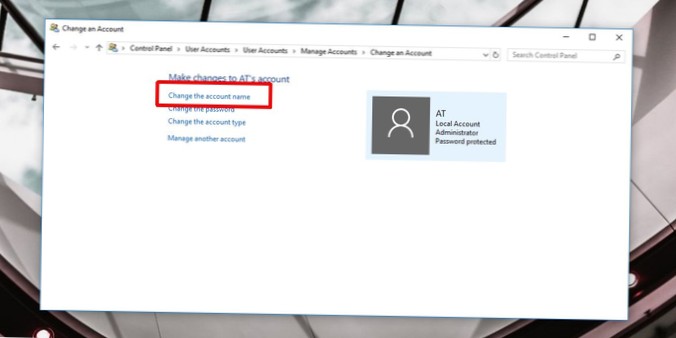 How To Change The Login Screen Name On Windows 10