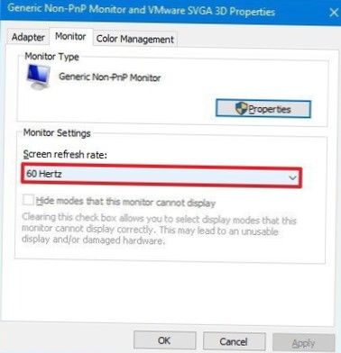Comment modifier le taux de rafraîchissement de votre écran sous Windows 10