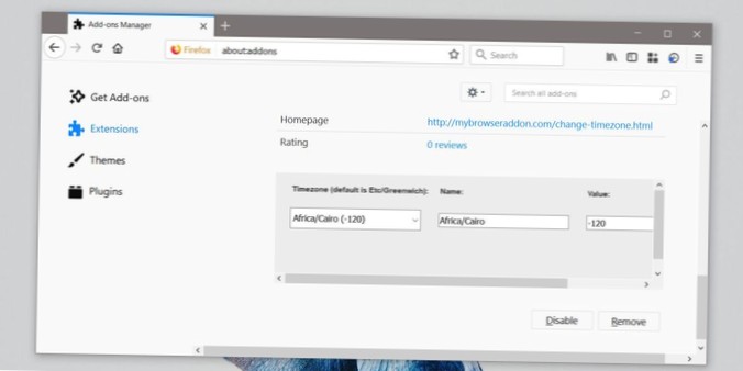 Como alterar o fuso horário no seu navegador [Firefox]