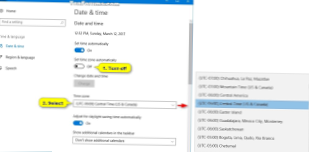 Jak zmienić czas w systemie Windows 10 - ustaw godzinę i datę (samouczek)