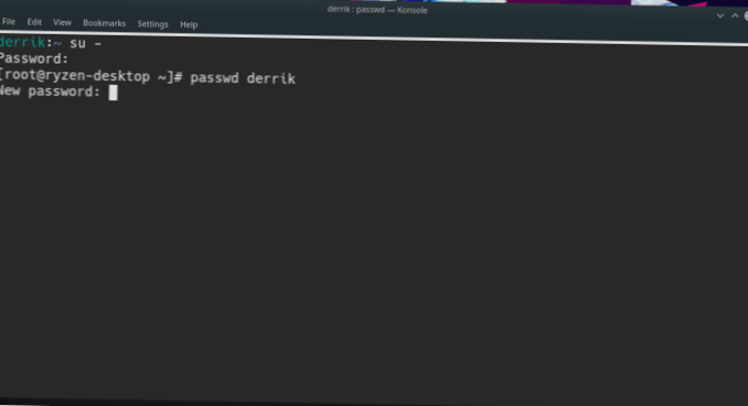 Jak zmienić informacje o użytkowniku w systemie Linux