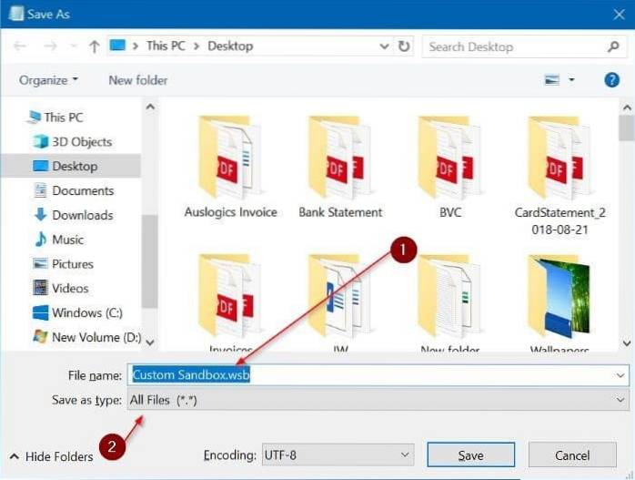 Come modificare le impostazioni della sandbox di Windows in Windows 10