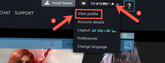 Sådan ændres dit Steam-profilbillede