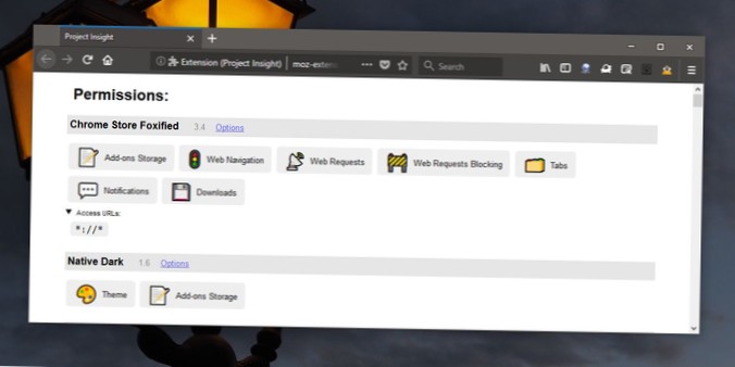 So überprüfen Sie die Firefox-Add-On-Berechtigungen
