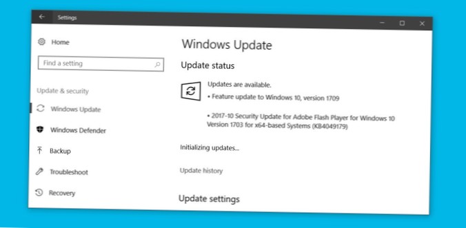 Hoe u kunt controleren of de Fall Creators-update beschikbaar is