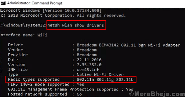 Come verificare se il tuo laptop supporta 2.4 ghz o 5 ghz in Windows 10