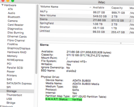 So überprüfen Sie den SSD-Zustand unter macOS