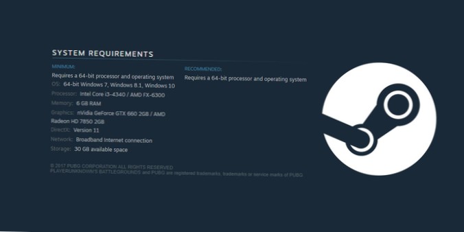 Comment vérifier la configuration système requise pour un jeu Steam