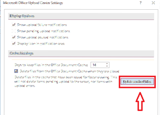 How to Clear and reset Cache in Microsoft Office 16
