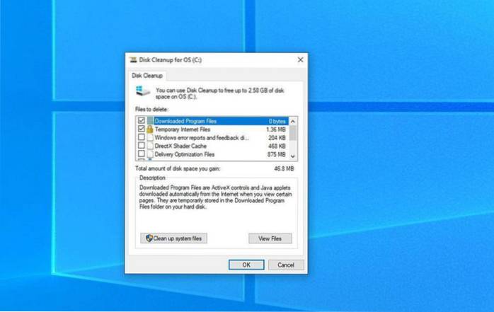 How to Clear Space in Windows 10 to free Up drive space