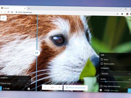 Come comprimere le immagini con Google Squoosh