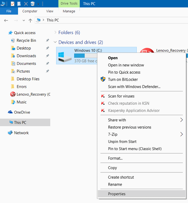 Como compactar arquivos de instalação do Windows 10