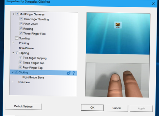 Cum să configurați clicul mediu pe touchpadul dvs