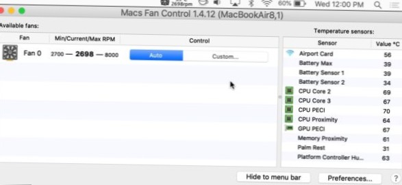Cum se controlează manual viteza ventilatorului Mac