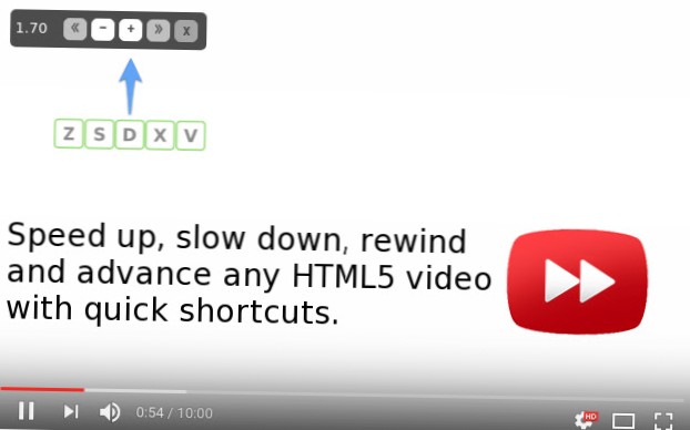 Jak ovládat rychlost přehrávání videa na libovolném webu v prohlížeči Chrome