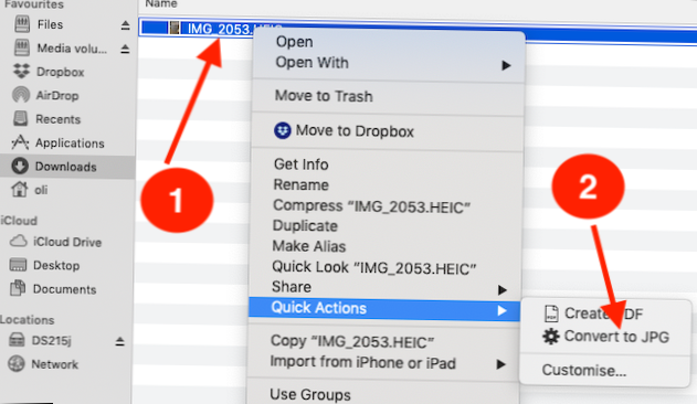 Hur man konverterar JPEG- och PNG-bilder till HEIC på macOS