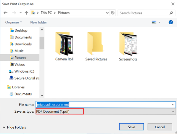 Jak konwertować obrazy JPEG i PNG do formatu PDF w systemie Windows 10