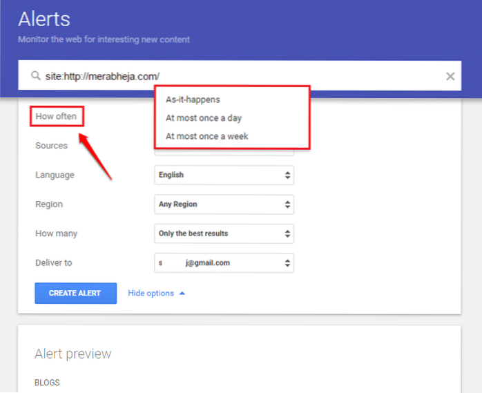 Jak vytvořit upozornění Google ! Kompletní průvodce