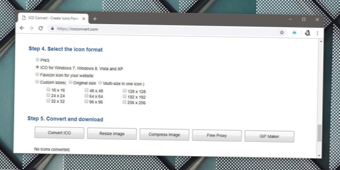 How to create icons for Windows 10