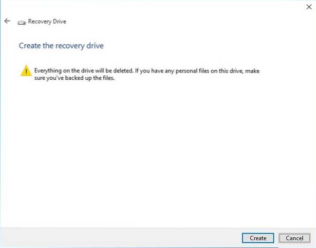 Como criar uma unidade de recuperação USB no Windows 10 com etapas