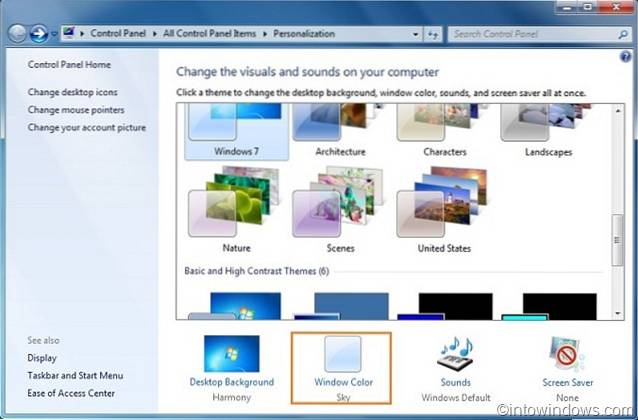 Como personalizar um tema do Windows 7 (guia detalhado)