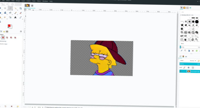 How to cut out an image on Linux