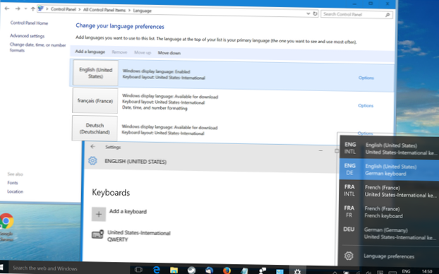 Så här tar du bort en tangentbordslayout på Windows 10