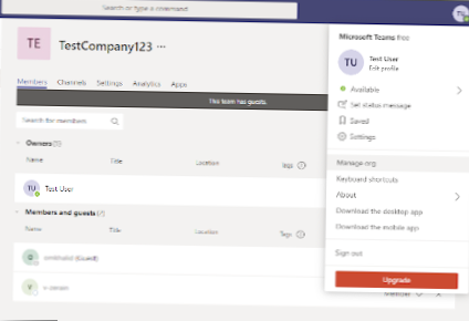 How to delete Microsoft Teams account