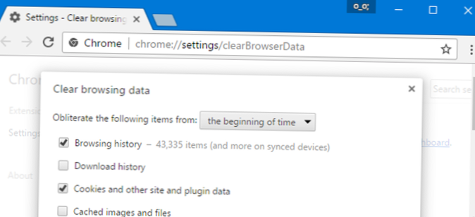Como excluir o histórico de pesquisa do Chrome