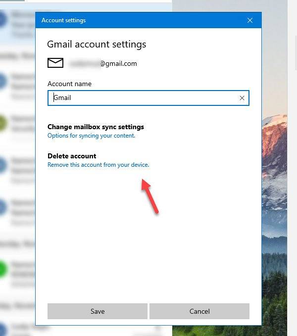 Comment supprimer votre compte de messagerie de l'application Windows 10 Mail