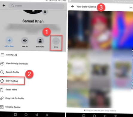 Cómo deshabilitar el archivo de historias de Facebook
