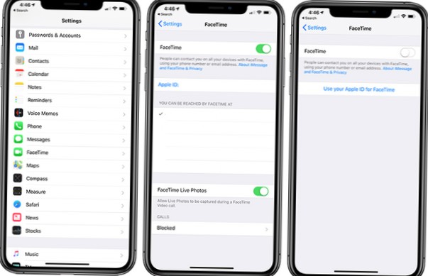 Jak zakázat FaceTime na iOS