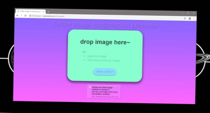 So deaktivieren Sie die Bildkomprimierung auf Twitter