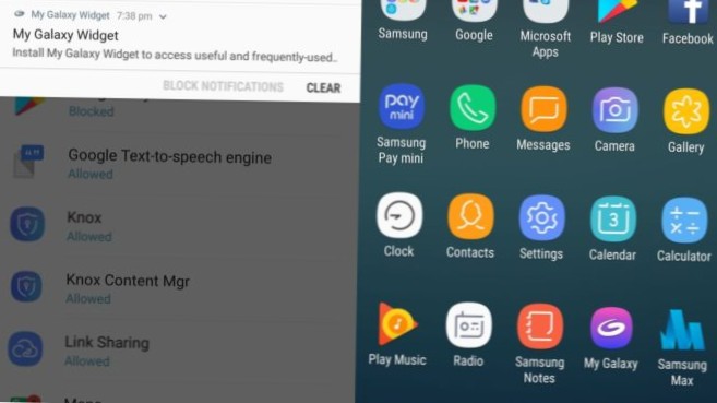 So deaktivieren Sie die Benachrichtigungen für mein Galaxy Widget auf einem Samsung-Telefon