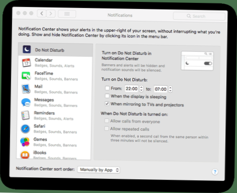Comment désactiver les notifications pour une application sur macOS